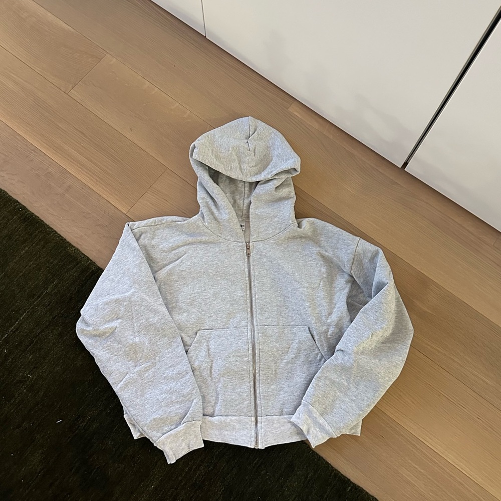 Los Angeles Apparel Gray Zip-Up Hoodie